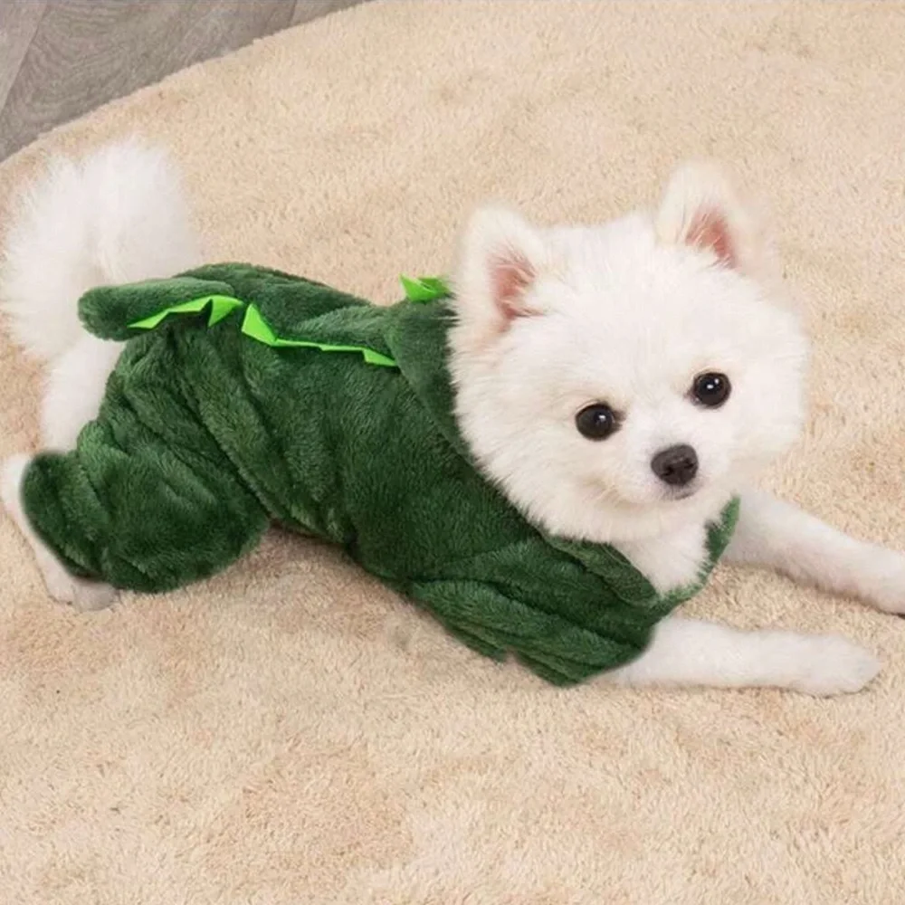 Dinosaur Halloween dog costume - Green new